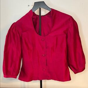 Elegant Red Women's Top